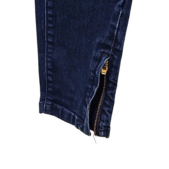 a.new.day Women Side Zip Skinny Jeans Leggings Jeggings Dark Blue Size 8/29 - Picture 4 of 8